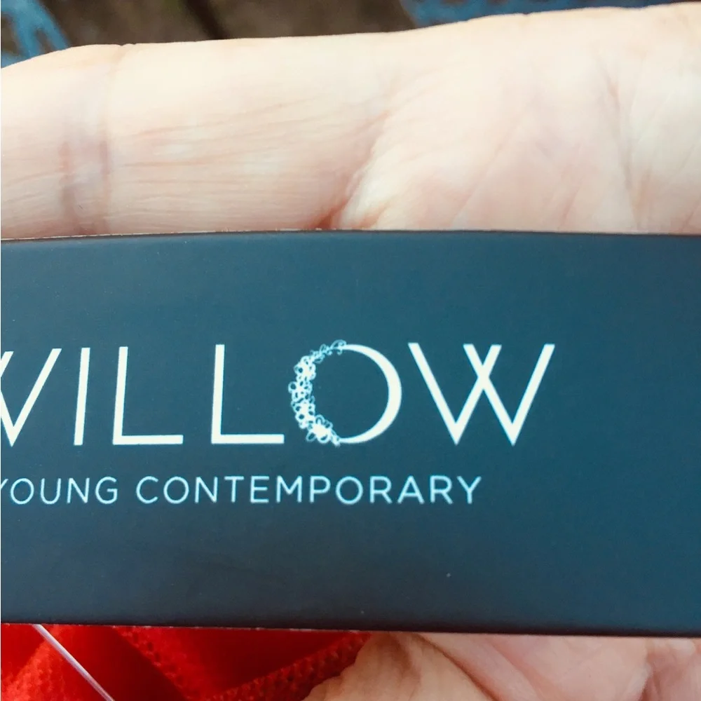 Willow Red Smocked  stretchy mesh lined Peplum Tank Top - Picture 4 of 13